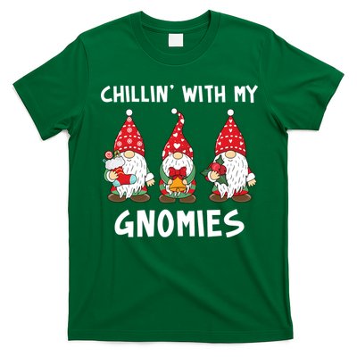 Chillin With My Gnomies Christmas Holiday T-Shirt