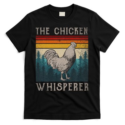 Chicken Whisperer Vintage Retro Chicken Farmer T-Shirt