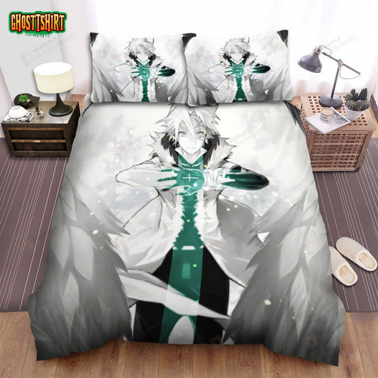 D Gray Man Character Allen Walker Fighting Bed Sheets Spread Comforter Duvet Cover Bedding Set