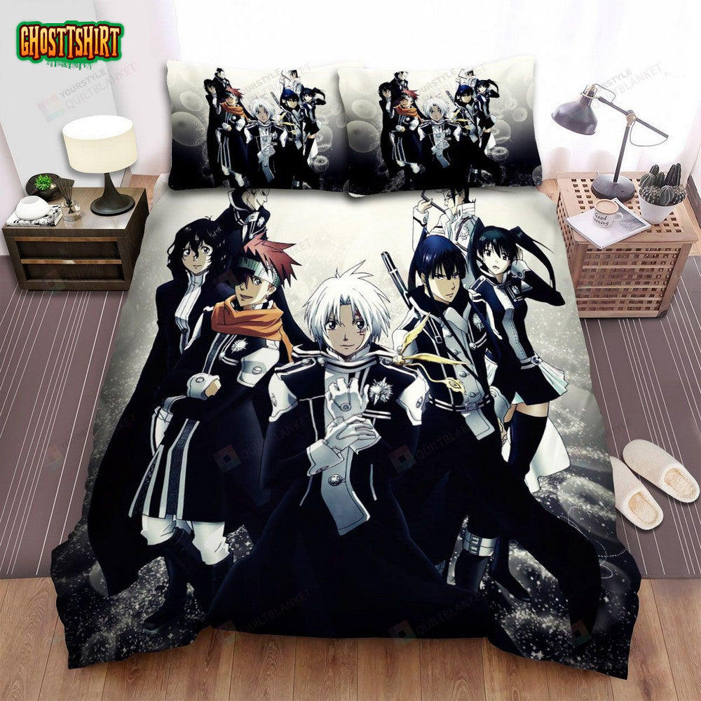 D Gray Man Characters Digital Art Bed Sheets Spread Comforter Duvet Cover Bedding Set
