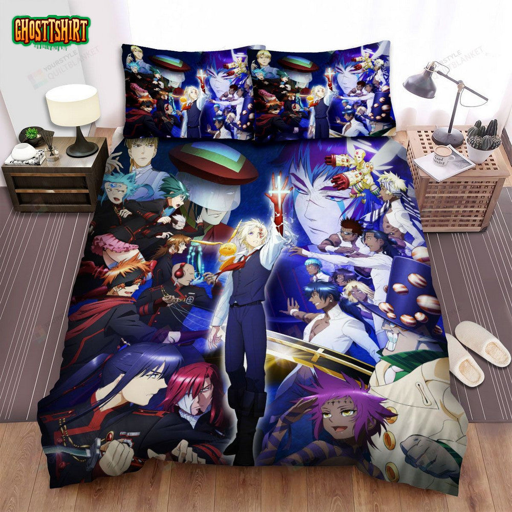 D Gray Man Characters Fighting The Villain Bed Sheets Spread Comforter Duvet Cover Bedding Set