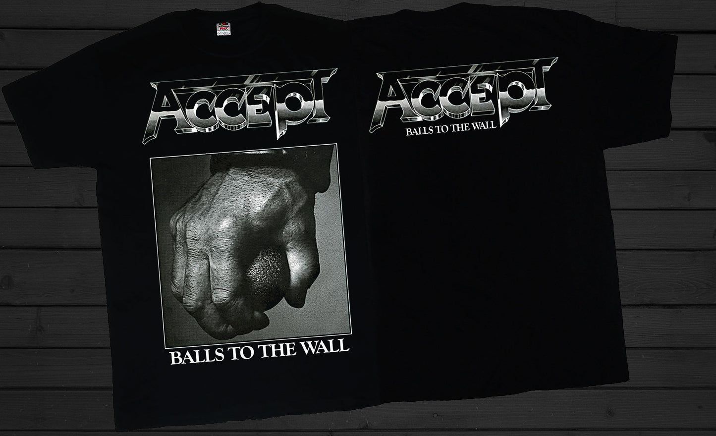 New D T G printed T-shirt - ACCEPT - Balls to the Wall - size- S,M,L,XL,2-3-4-5-6-7XL