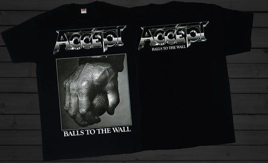 New D T G printed T-shirt - ACCEPT - Balls to the Wall - size- S,M,L,XL,2-3-4-5-6-7XL