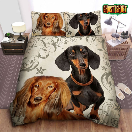 Dachshund Dogs Lovers Bedding Set