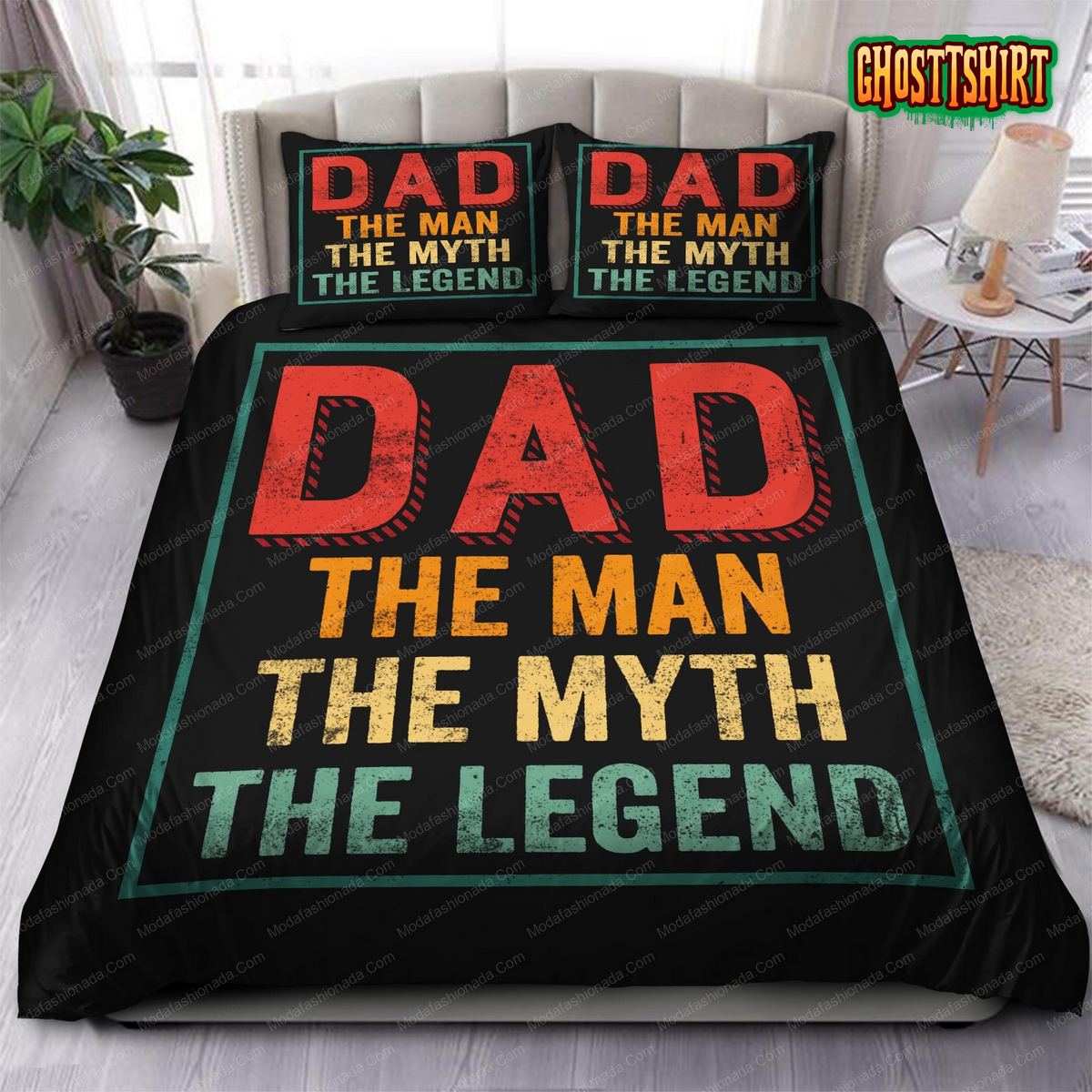 Dad The Man The Myth The Legend Bedding Set