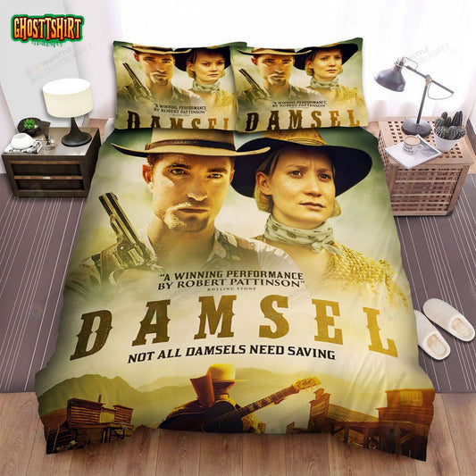 Damsel (I) Movie Poster Bed Sheets Spread Comforter Duvet Cover Bedding Set Ver 2