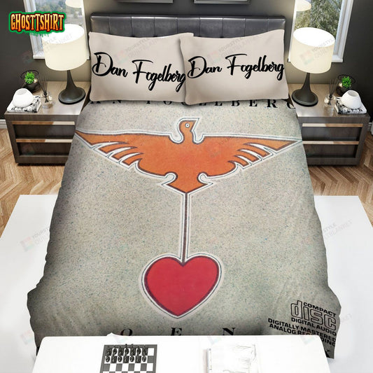 Dan Fogelberg Music Phoenix Album Cover Bed Sheets Spread Comforter Duvet Cover Bedding Set