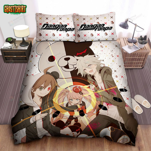 Danganronpa Characters Artwork Bed Sheets Spread Comforter Duvet Cover Bedding Set
