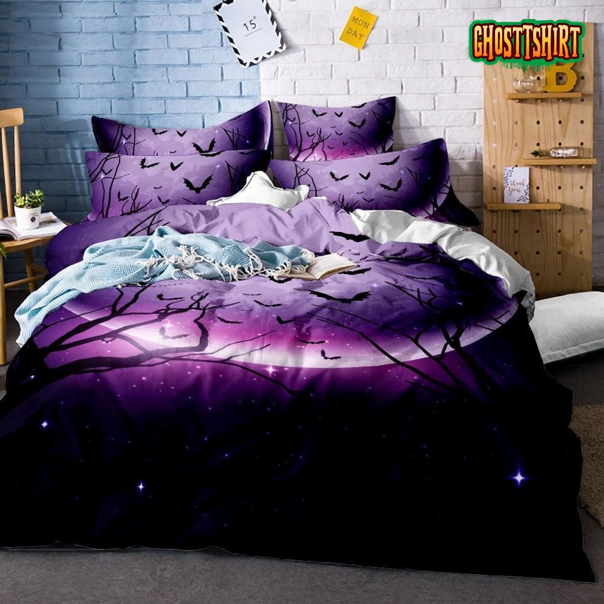 Dark Moonlight Gothic Bedding Set