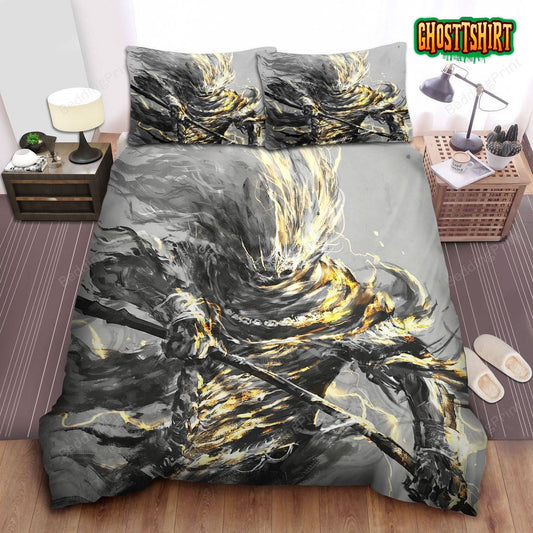 Dark Souls, Nameless King Dark Souls 2 Bed Sheets Duvet Cover Bedding Set