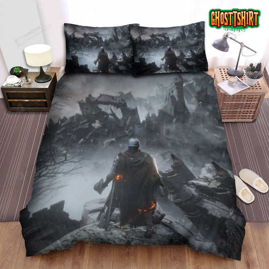 Dark Souls The Ashen One In Ringed City Bed Sheets Spread Duvet Cover Bedding Set