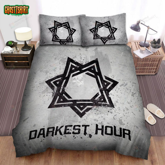 Darkest Hour Album Music With Logo Bed Sheets Spread Comforter Duvet Cover Bedding Set