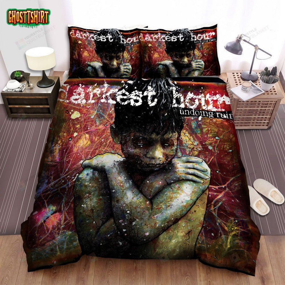 Darkest Hour Undoing Ruin Album Music Bed Sheets Spread Comforter Duvet Cover Bedding Set