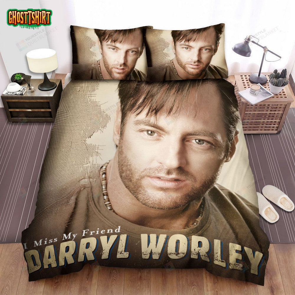 Darryl Worley I Miss My Friend Album Music Bed Sheets Spread Comforter Duvet Cover Bedding Set