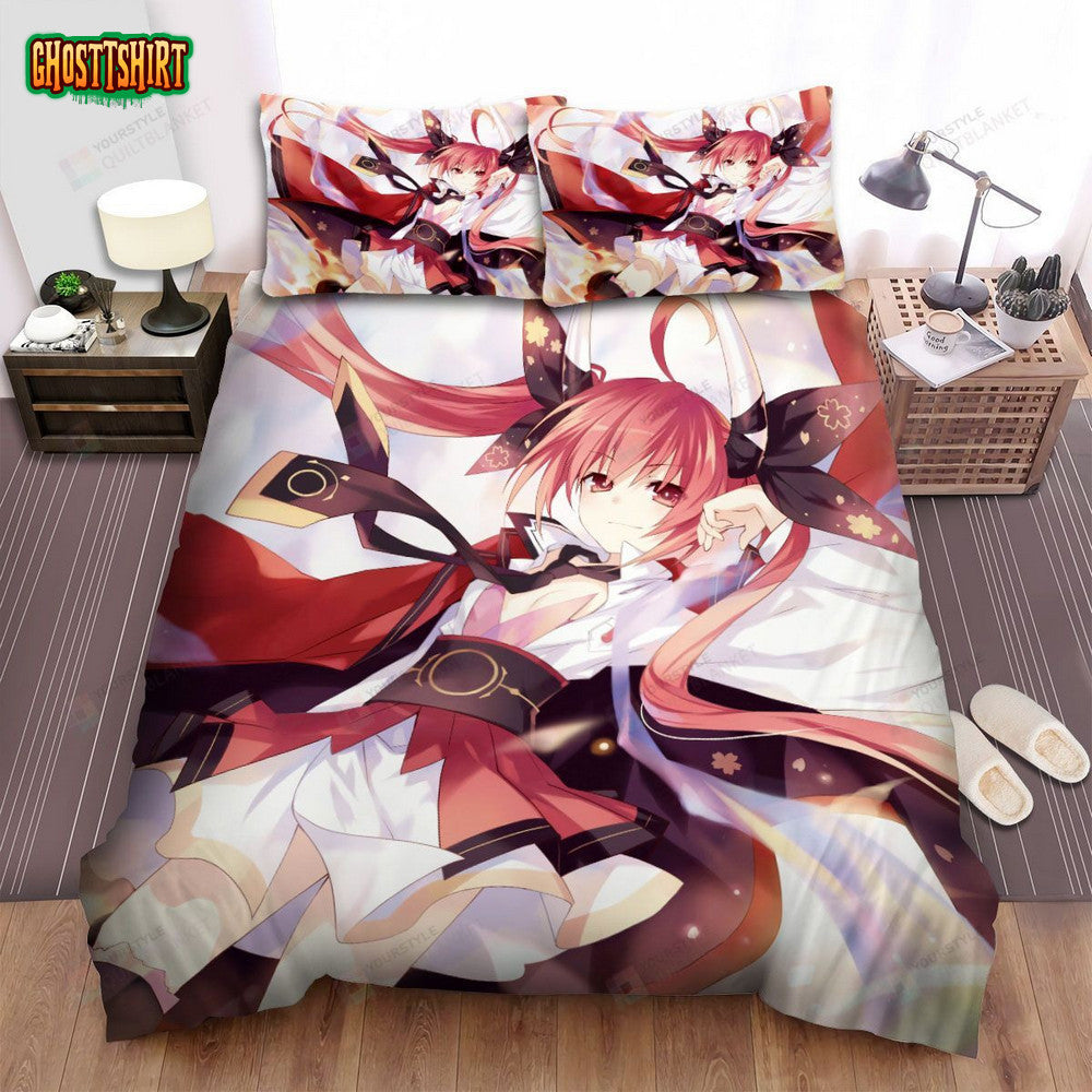 Date A Live Character Kotori Itsuka Bed Sheets Spread Comforter Duvet Cover Bedding Set