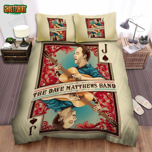Dave Matthews Concert Art Poster Bed Sheets Spread Comforter Duvet Cover Bedding Set