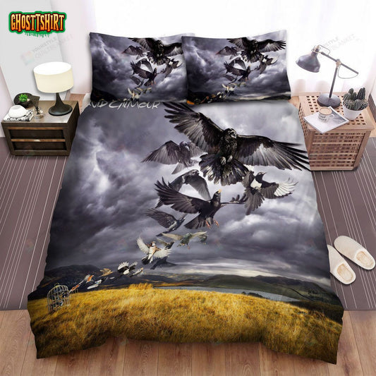 David Gilmour Rattle That Flock Album Cover Bed Sheets Spread Comforter Duvet Cover Bedding Set