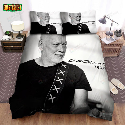 David Gilmour Today Album Cover Bed Sheets Spread Comforter Duvet Cover Bedding Set