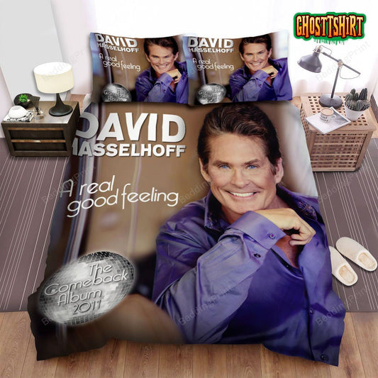 David Hasselhoff A Real Goodfeeling Bed Sheets Duvet Cover Bedding Set