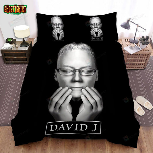David J Album Cover Bed Sheets Spread Comforter Duvet Cover Bedding Set