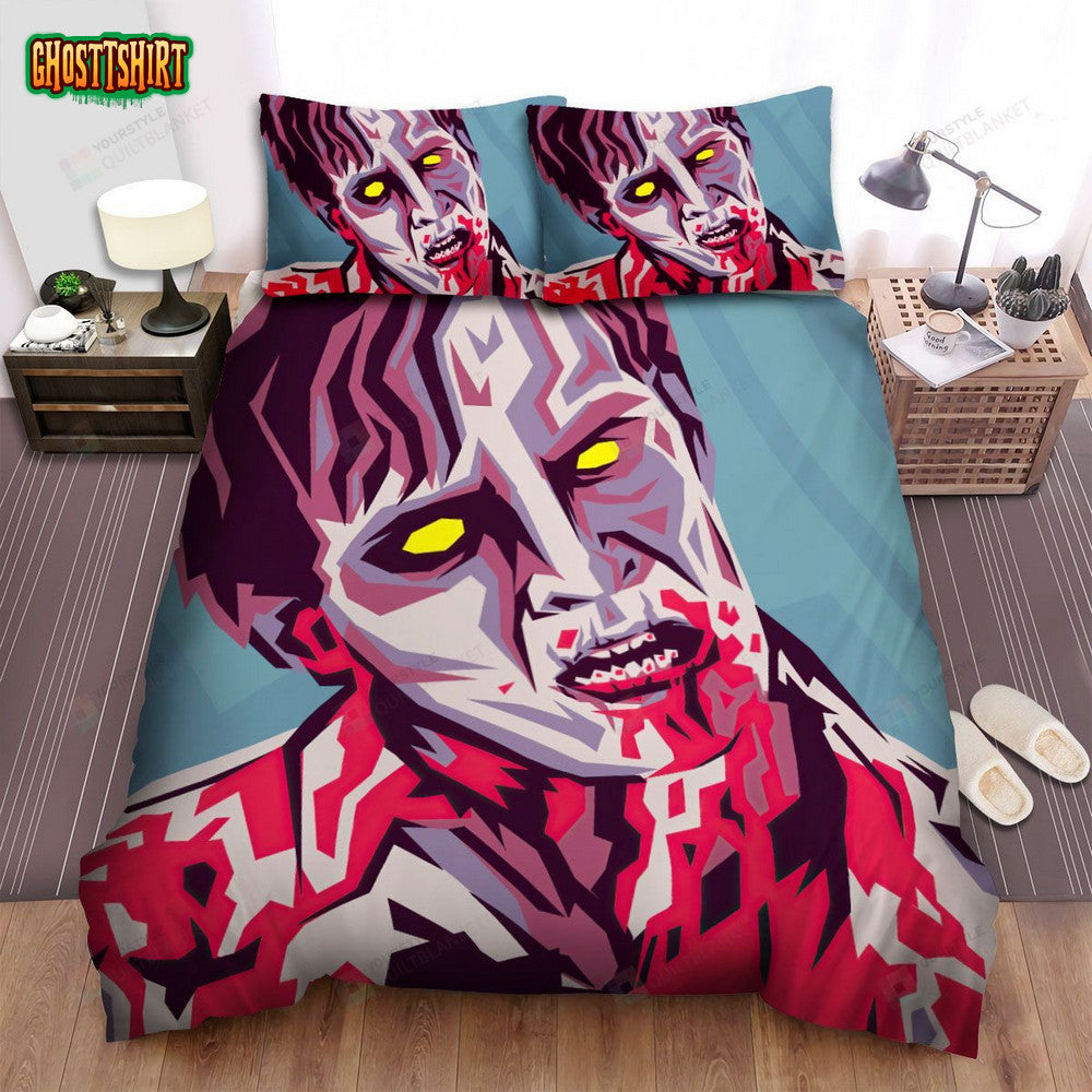 Dawn Of The Dead (2004) Illustration Poster Bed Sheets Spread Comforter Duvet Cover Bedding Set