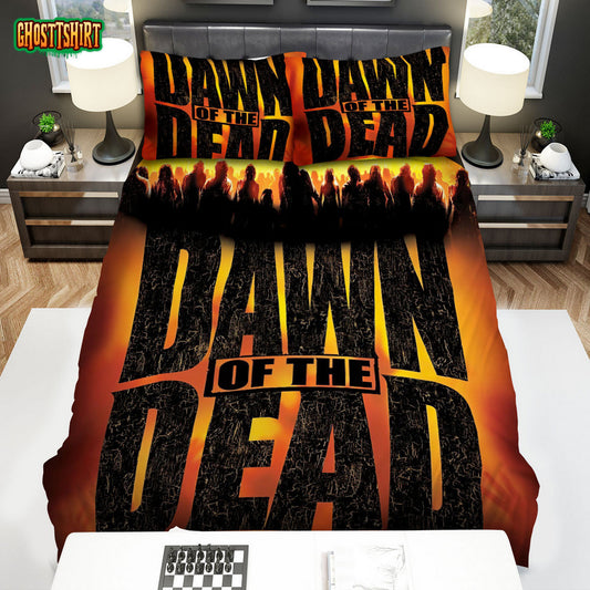 Dawn Of The Dead (2004) Movie Poster Theme Bed Sheets Spread Comforter Duvet Cover Bedding Set