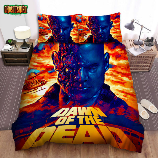 Dawn Of The Dead Movie Poster 5 Bed Sheets Spread Comforter Duvet Cover Bedding Set