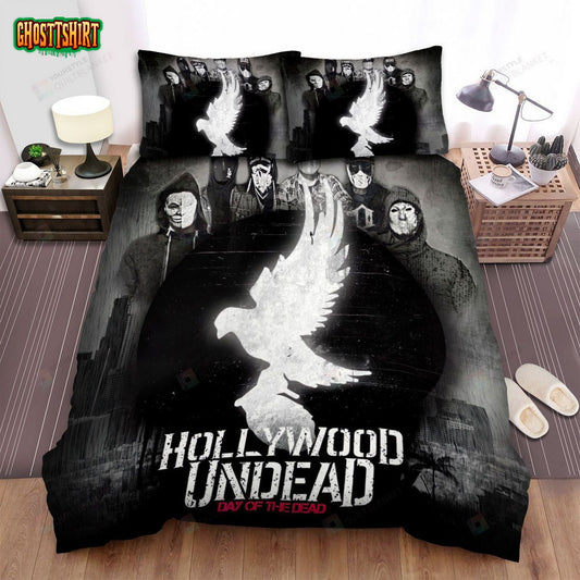 Day Of The Dead Album Photo Hollywood Undead Bed Sheets Spread Comforter Duvet Cover Bedding Set