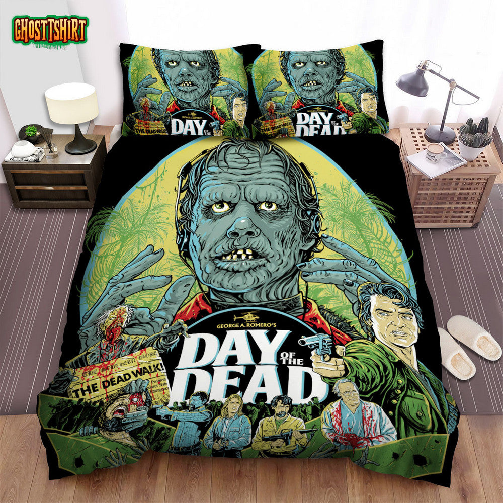 Day Of The Dead Movie Digital Art 3 Bed Sheets Spread Comforter Duvet Cover Bedding Set