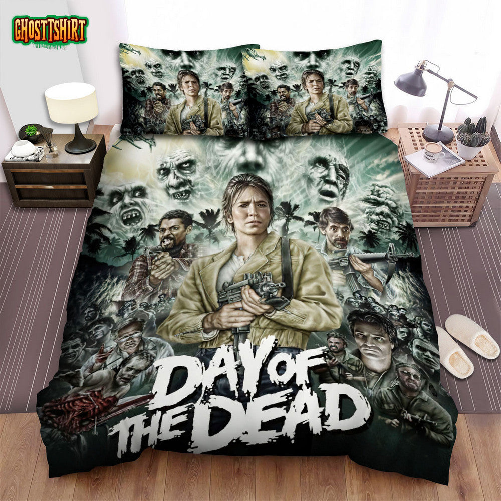 Day Of The Dead Movie Poster 4 Bed Sheets Spread Comforter Duvet Cover Bedding Set