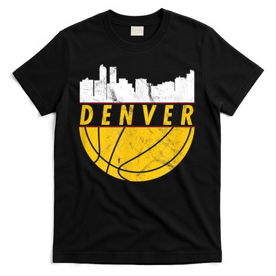Denver Basketball Mile High 5280 DENVER T-Shirt