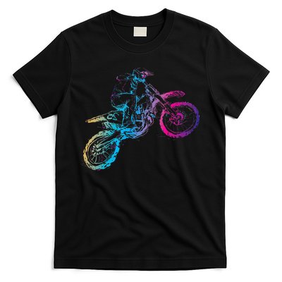 Dirt Bike Riding Motocross Lover Kids Motorcycle Rider T-Shirt
