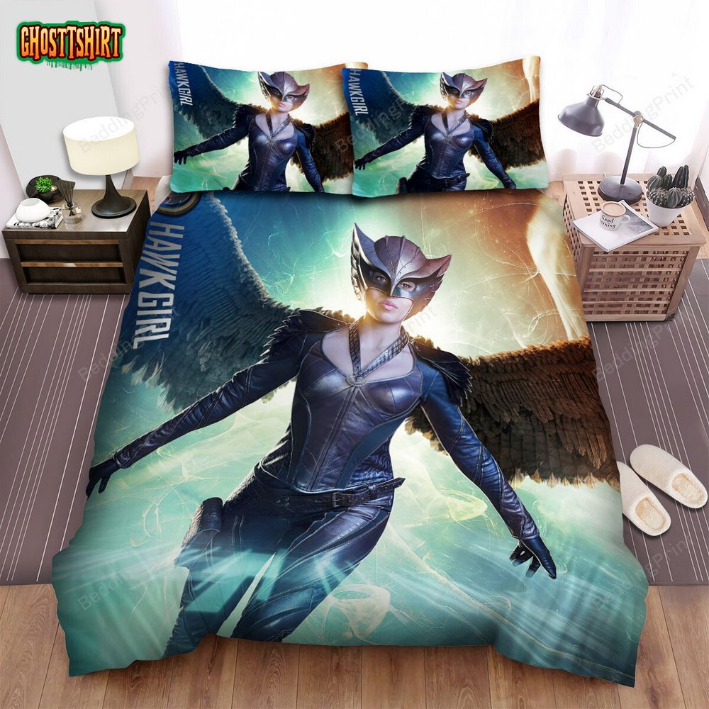 Dc’s Legends Of Tomorrow (2016) Hawkgirl Poster Bed Sheets Duvet Cover Bedding Set