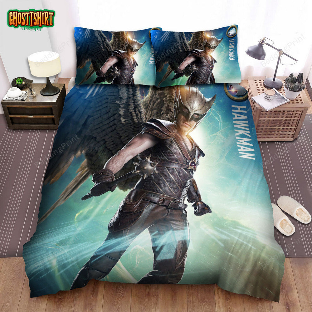 Dc’s Legends Of Tomorrow (2016) Hawkman Poster Bed Sheets Duvet Cover Bedding Set