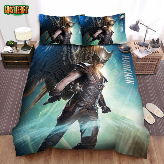 Dc’s Legends Of Tomorrow (2016) Hawkman Poster Bed Sheets Duvet Cover Bedding Set