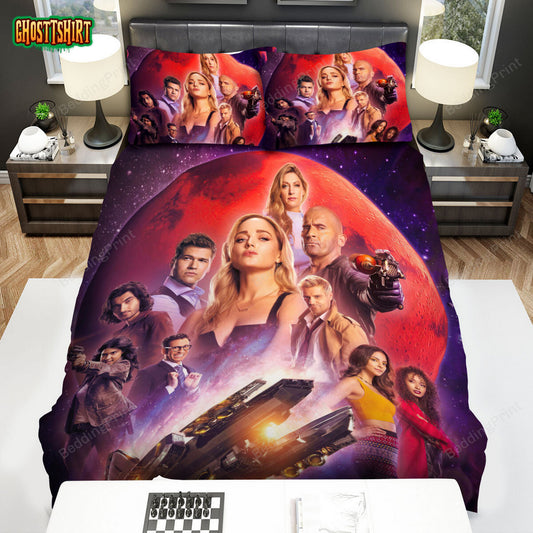 Dc's Legends Of Tomorrow (2016) Movie Poster Bed Sheets Duvet Cover Bedding Set