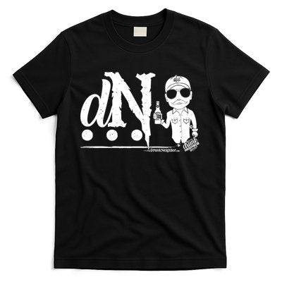 DN Drunk Neighbor 3Dot Logo (C) The Lit Texan (Dark) T-Shirt