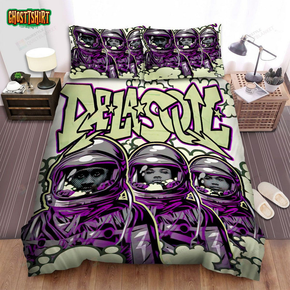 De La Soul Band Astronauts Bed Sheets Spread Comforter Duvet Cover Bedding Set
