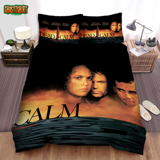 Dead Calm Three Main Actors Movie Poster Bed Sheets Spread Comforter Duvet Cover Bedding Set