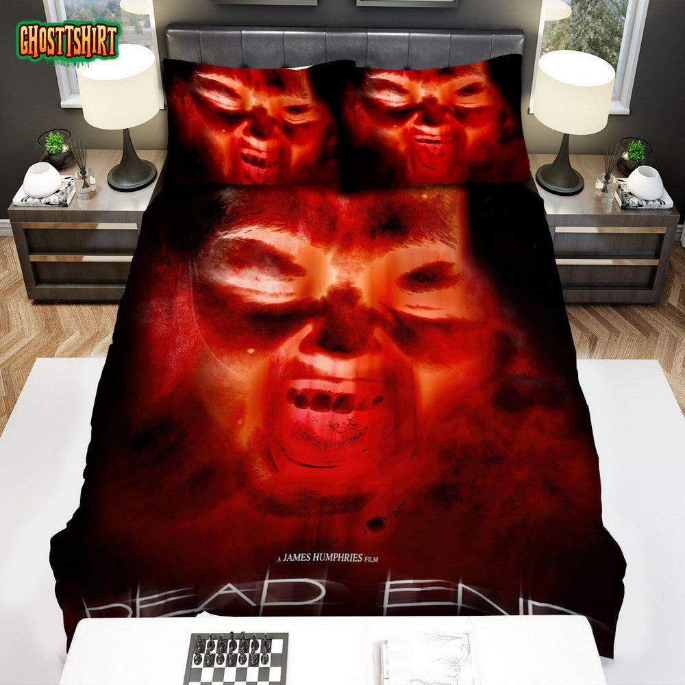 Dead End (I) Evil Face Poster Bed Sheets Spread Comforter Duvet Cover Bedding Set
