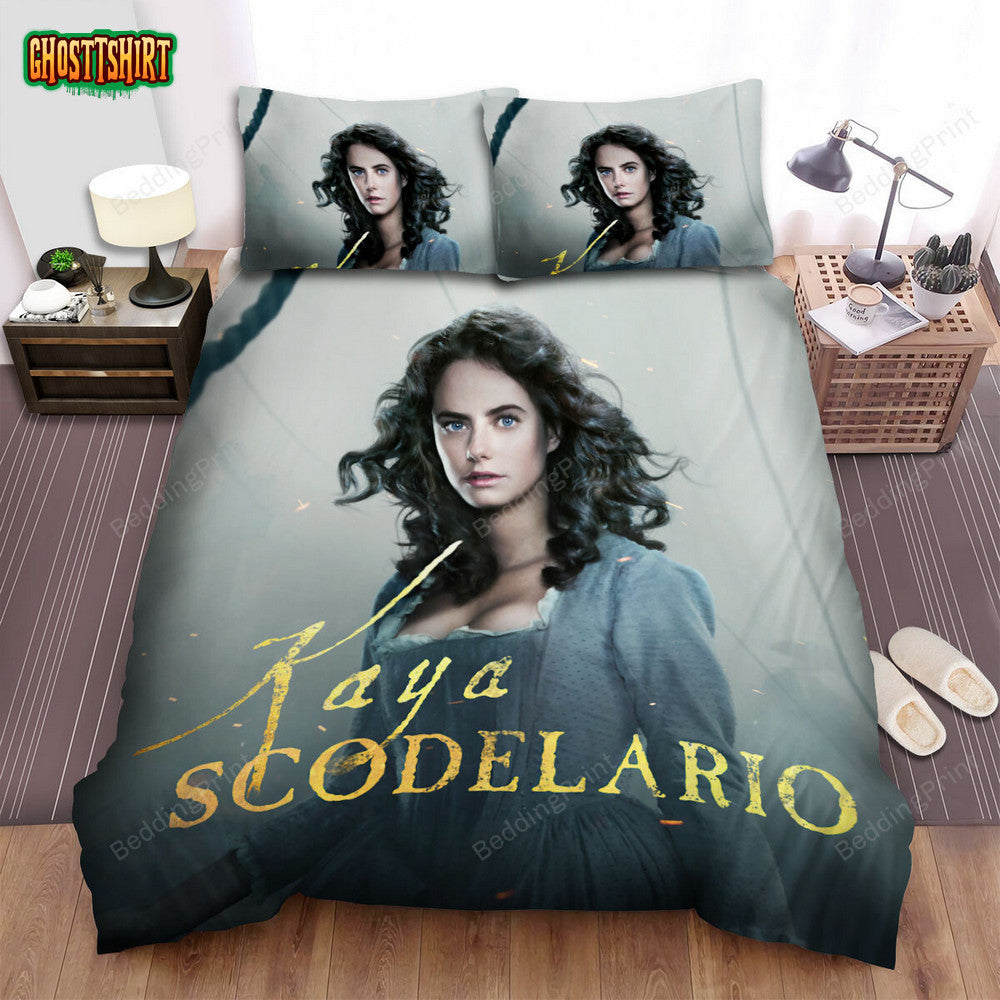 Dead Men Tell No Tales (2017) Kaya Scodelario Poster Bed Sheets Duvet Cover Bedding Set