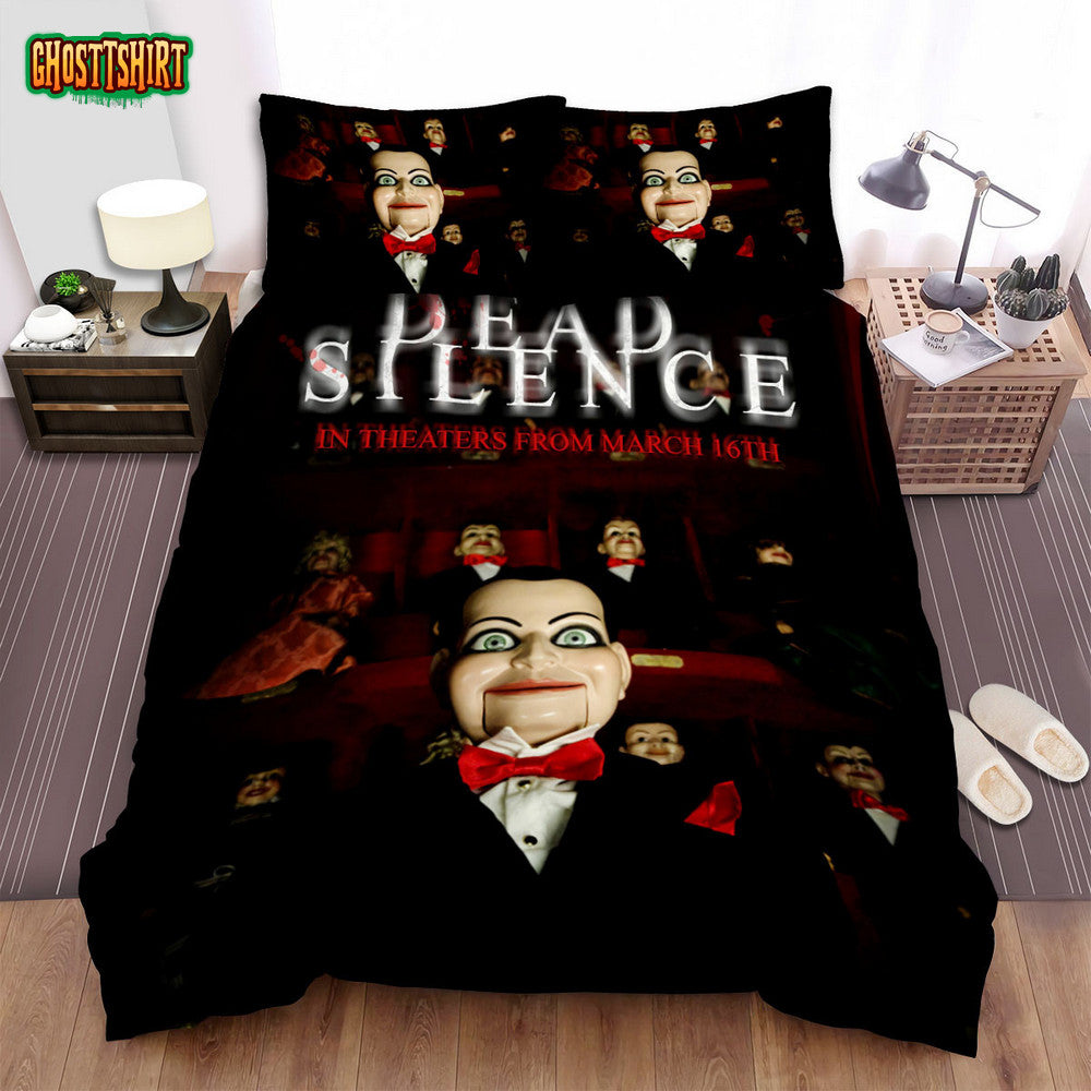 Dead Silence Poster 3 Bed Sheets Spread Comforter Duvet Cover Bedding Set