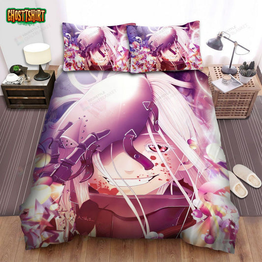 Deadman Wonderland Anime Deddoman Wandarando Bed Sheets Spread Comforter Duvet Cover Bedding Set
