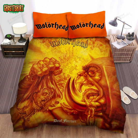 Deaf Forever Single Motorhead Bed Sheets Spread Comforter Duvet Cover Bedding Set