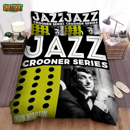 Dean Martin Jazz Crooner Series Album Cover Bed Sheets Spread Comforter Duvet Cover Bedding Set