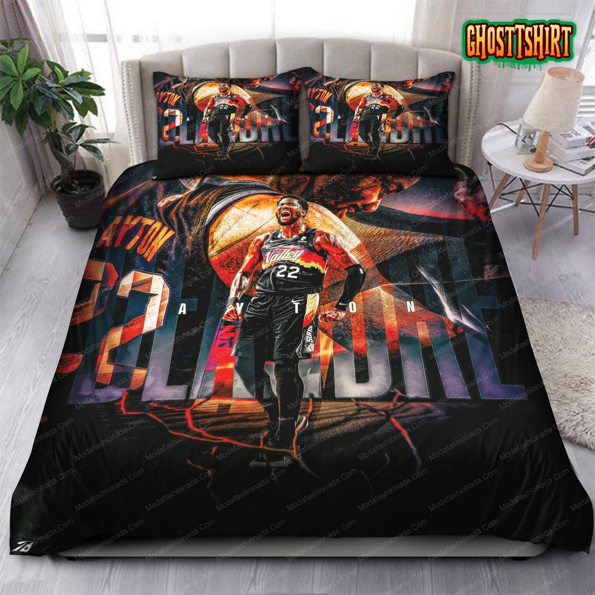 Deandre Ayton Phoenix Suns NBA 81 Bedding Set