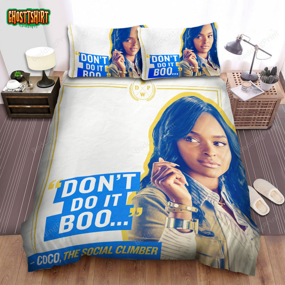 Dear White People (2017–2021) Coco The Social Climber Poster Bed Sheets Duvet Cover Bedding Set
