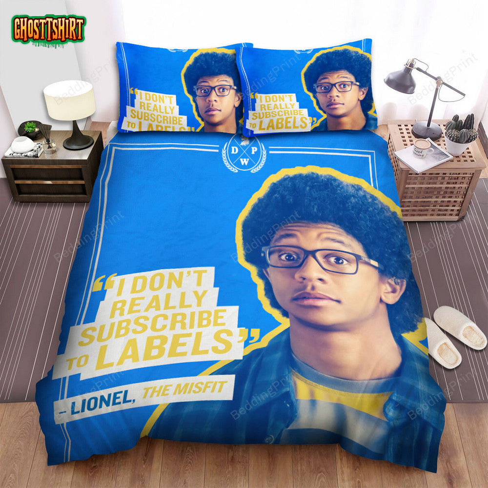 Dear White People (2017–2021) Lionel, The Misfit Poster Bed Sheets Duvet Cover Bedding Set