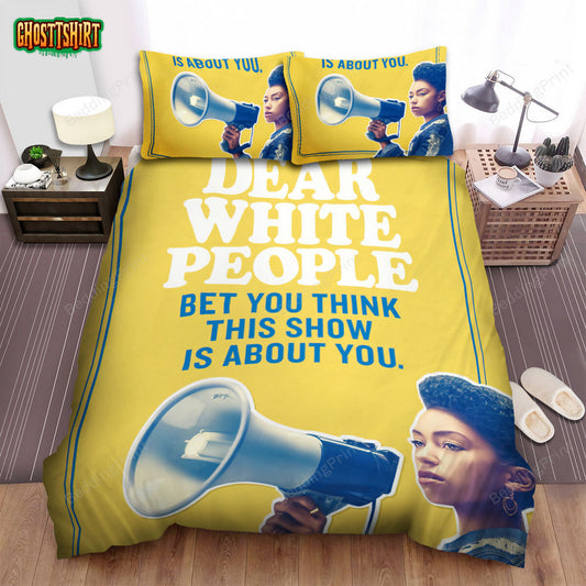 Dear White People (2017–2021) Movie Poster 4 Bed Sheets Duvet Cover Bedding Set