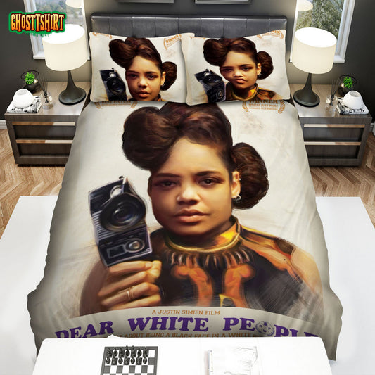 Dear White People (2017–2021) Movie Poster Artwork 2 Bed Sheets Duvet Cover Bedding Set
